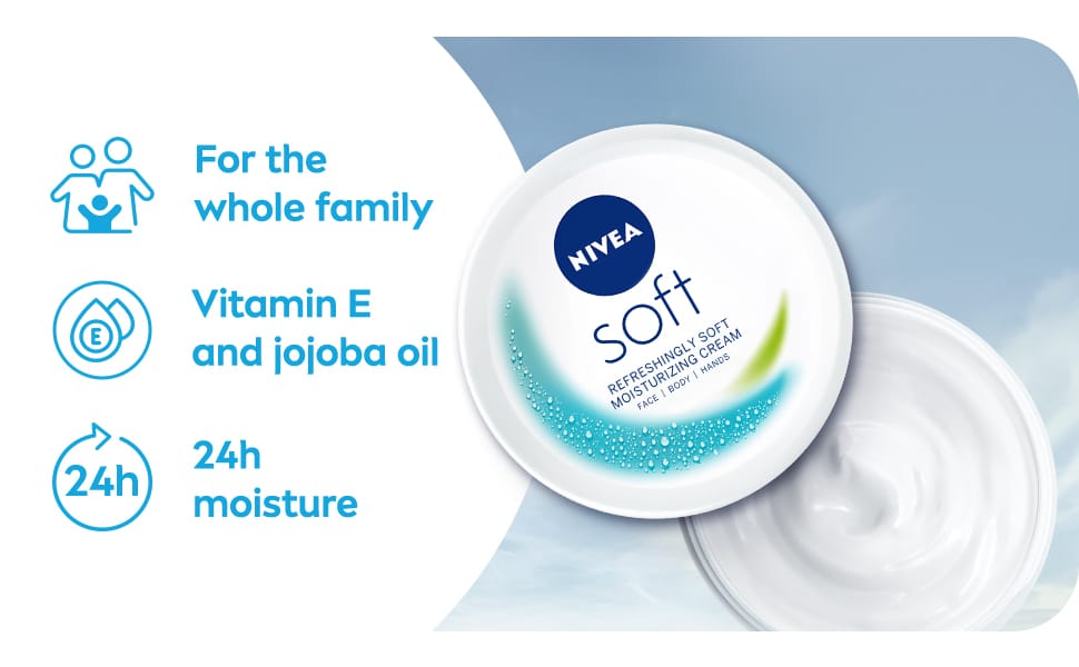 Nivea Soft Refreshing & Moisturizing Cream,