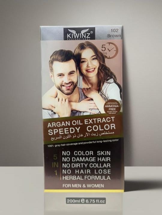 2 Sachets Kiwinz Shampoo Hair Color Shampoo Sachets 2 x 25ml