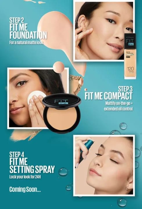 Maybelline New York - NY Fit Me Matte + Poreless Liquid Foundation SPF 22 110 Porcelain 30ml For Normal to Oily Skin