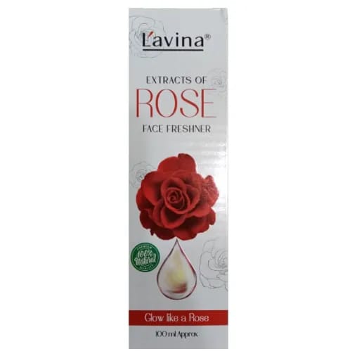 Lavina Rose Water Extract Pure and Refreshing |100 ml of nourishing Rose Hydration