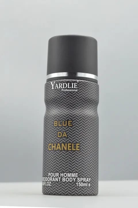 Yardlie Professional BLUE DA CHANELE Body Spray 150ml.