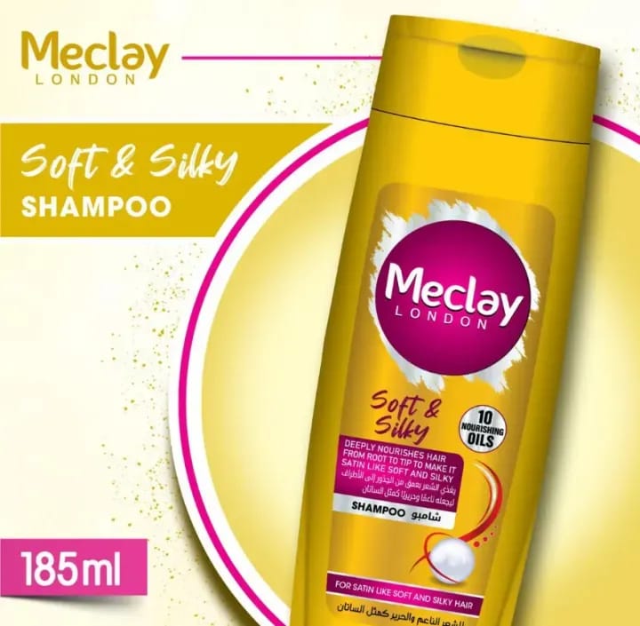 Meclay London Soft & Silky Shampoo 185ML