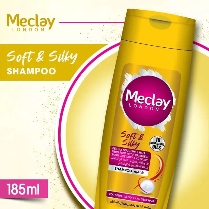 Meclay London Soft & Silky Shampoo 185ML