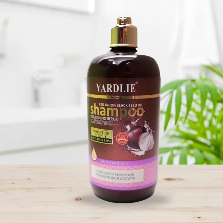 Yardlie Professional Red Onion Black Seed With Flower Aroma Shampoo 500g