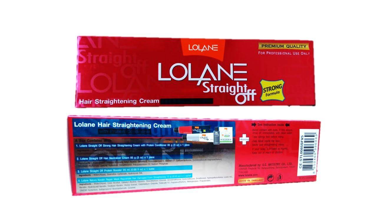 Lolane Hair Straightener Cream