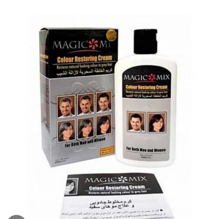 hair colour cream non elergic magic mix colour restoring cream made in thailand